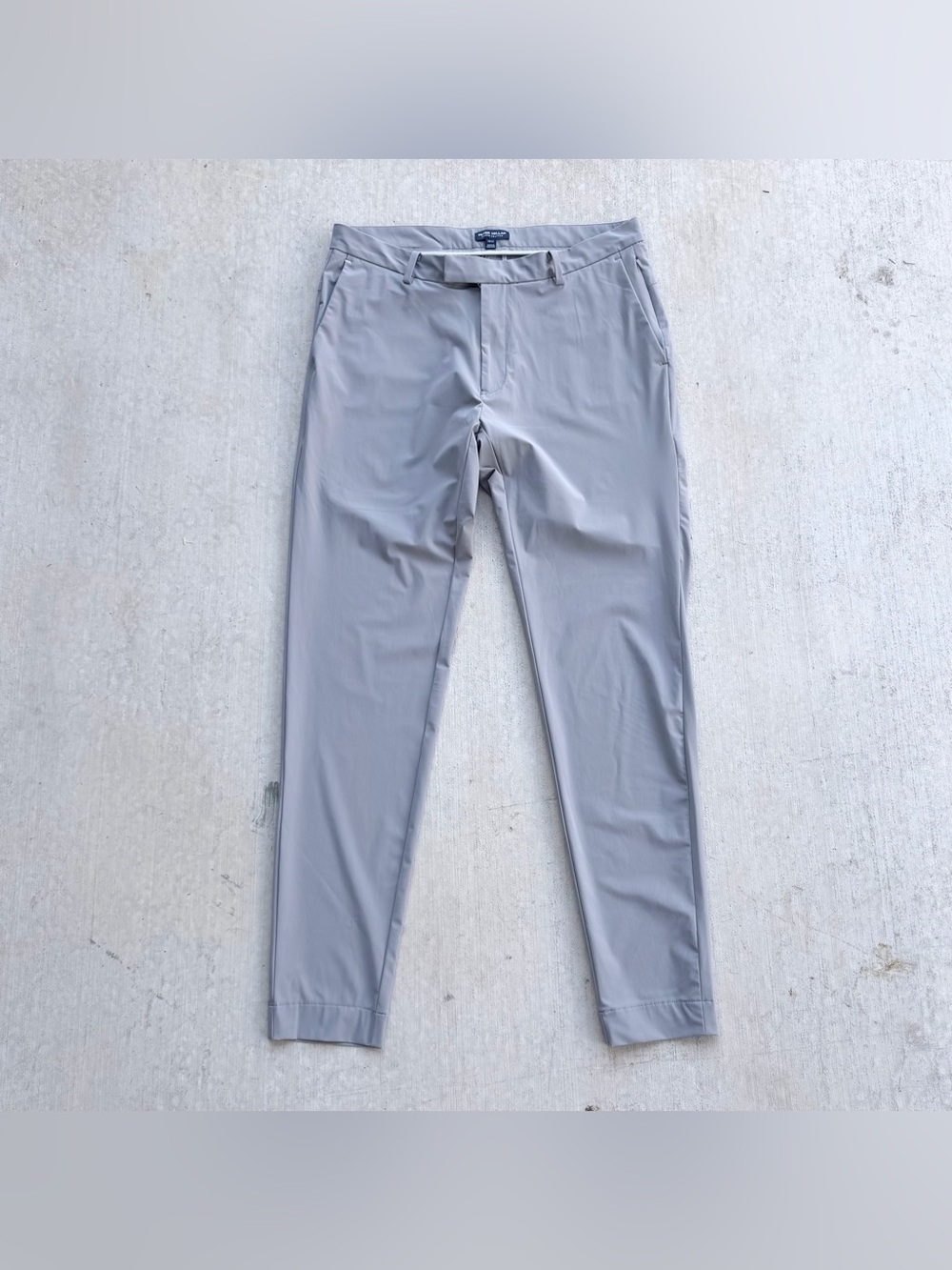 Peter Millar Blade Performance Ankle Sport Pants Men's 34x32 Gray Crown Crafted
